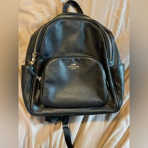 Black coach backpack